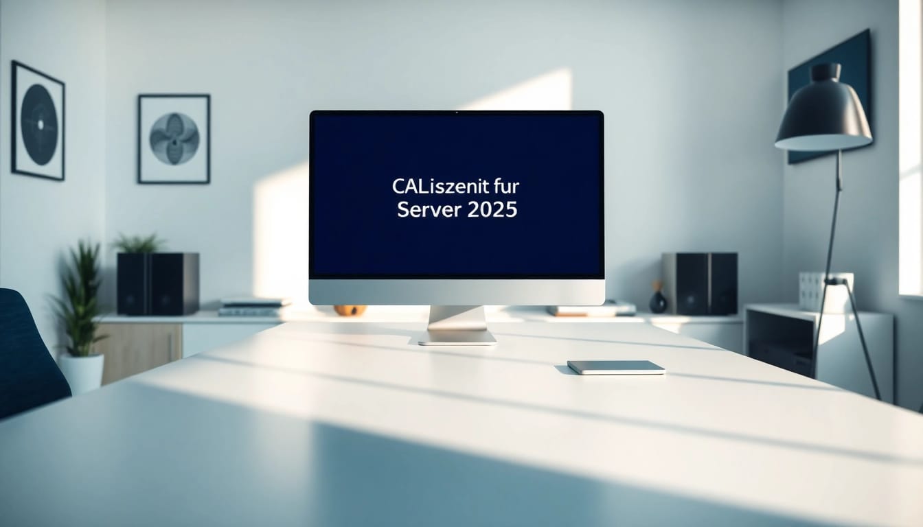 Erwerben Sie CAL Lizenz für Server 2025 Benutzer bequem von Ihrem modernen Arbeitsplatz.