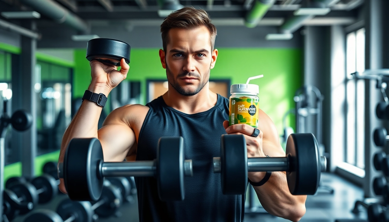 Stark athletischer Trainer mit sustanon 250 kaufen im Fitnessstudio für maximale Leistungssteigerung.