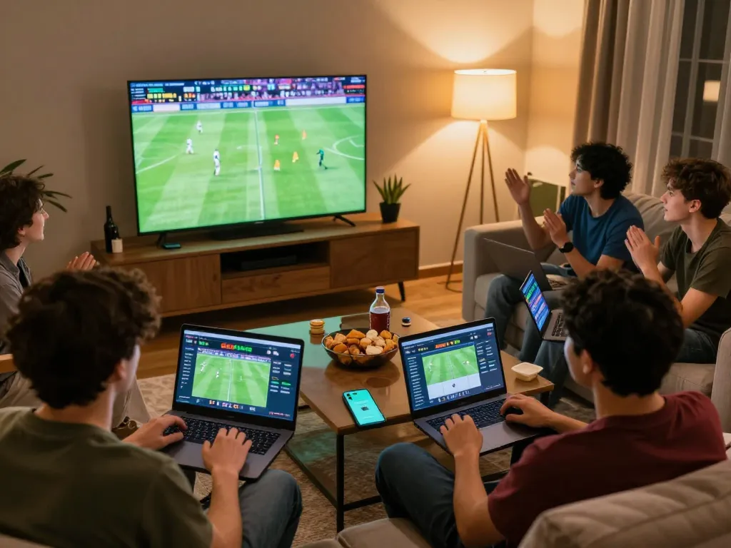 Cakhiatv users engaged in exciting live betting from home, enhancing their viewing experience.