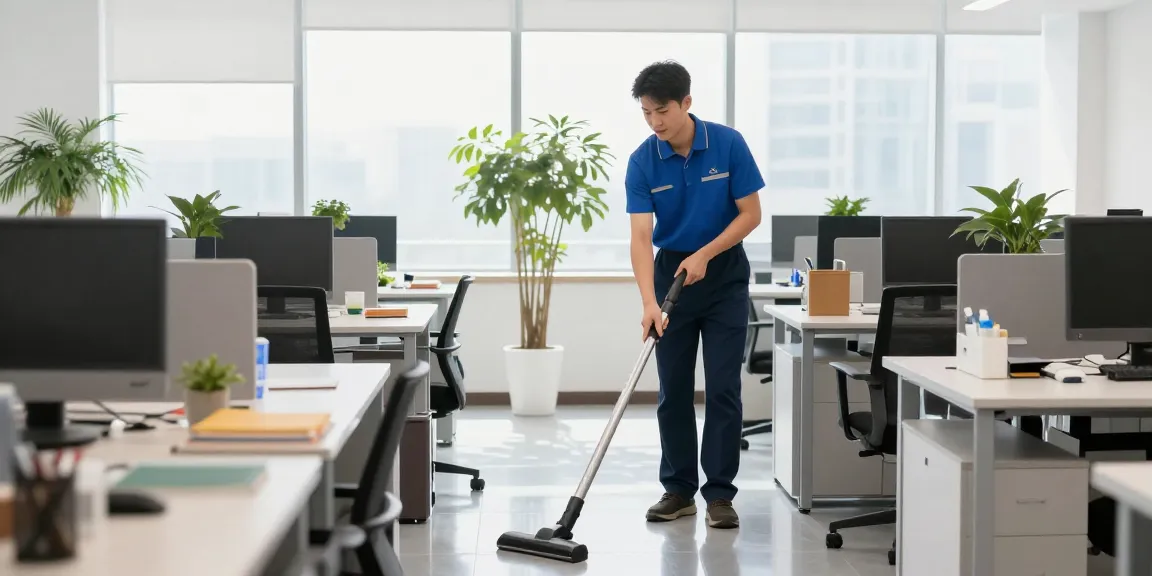 Expert office cleaning scene showcasing professional service in unterhaltsreinigung bern