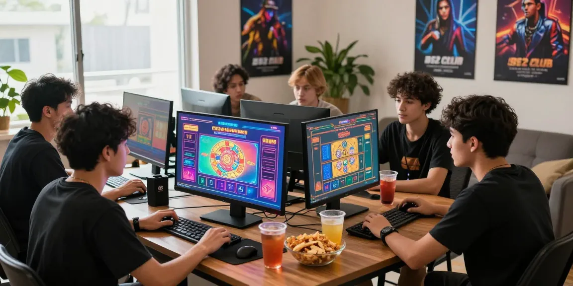Exciting group gaming experience with friends at https://b52club.radio.fm/ showcasing the thrill of online gaming.